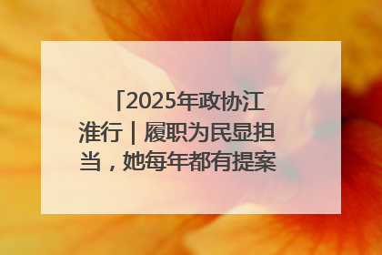 2025年政协江淮行｜履职为民显担当，她每年都有提案被评为“优秀”